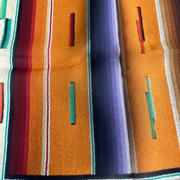 Christian Dior Vintage Silk Scarf – Navajo-Inspired Aztec Motif - Picture 5 of 13